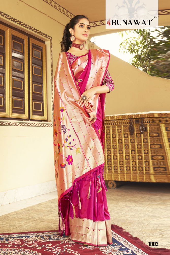 Pushpa By Bunawat Party Wear Sarees Catalog
